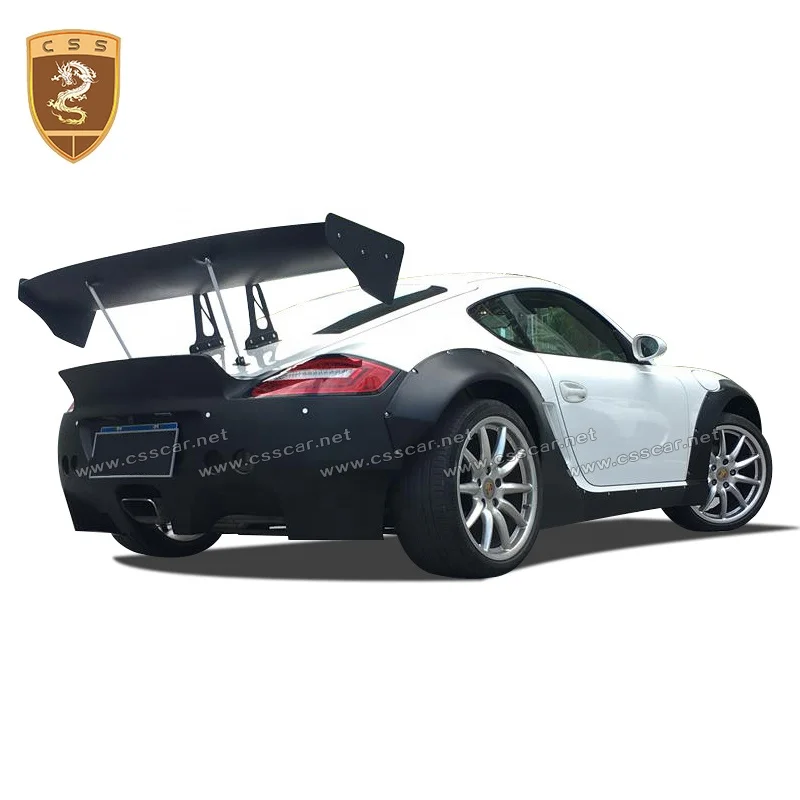 Buny Style Wide Fender Flares Extension Car Rear Front Bumper Suitable for Porsche 987 Boxster Cayman Body Kits