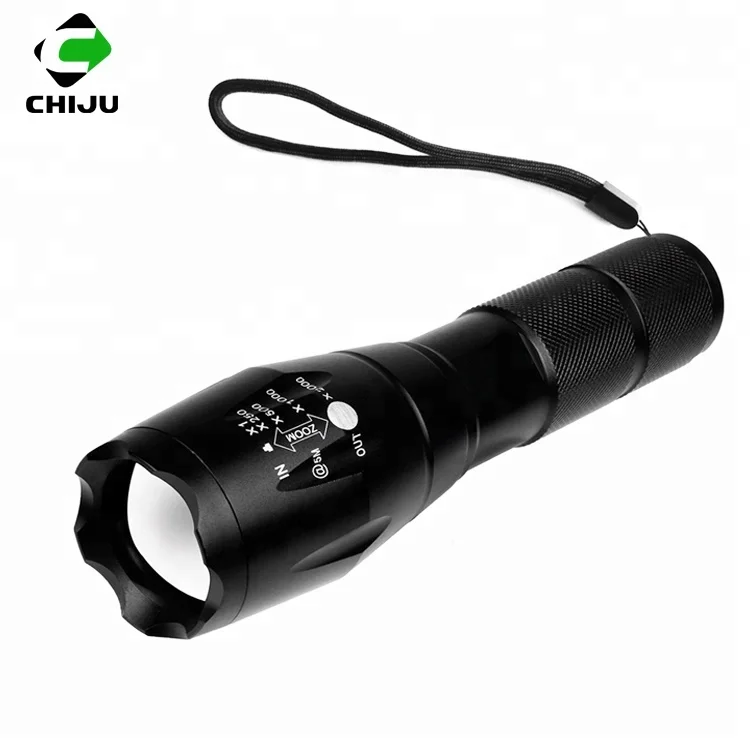 
High Power Zoomable T6 2000 Lumens Torch Light Rechargeable G700 T6 Led Tactical Flashlight 
