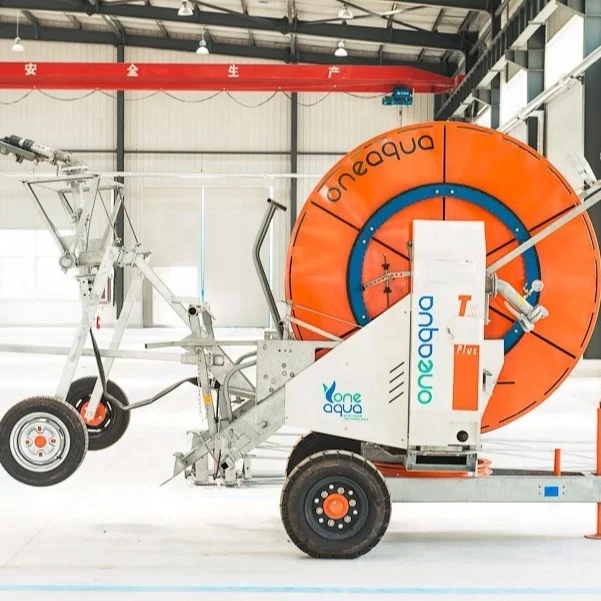 Automatic Retractable Hose Reel Irrigation System with Solar