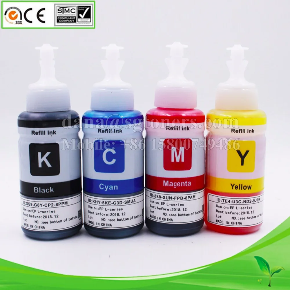 70ml Bottle Refill Ink For Epson L 110 