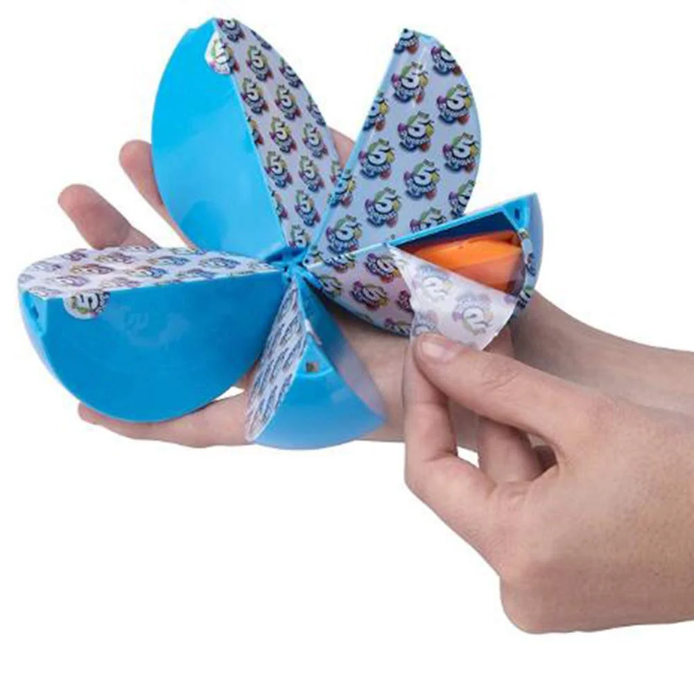 Лидер продаж, популярный подарок, новинка, забавная игра, мяч-сюрприз с 5 лепестками, интересный Розовый Лепесток для девочек, голубой мяч-сюрприз для мальчиков, 8,5 см