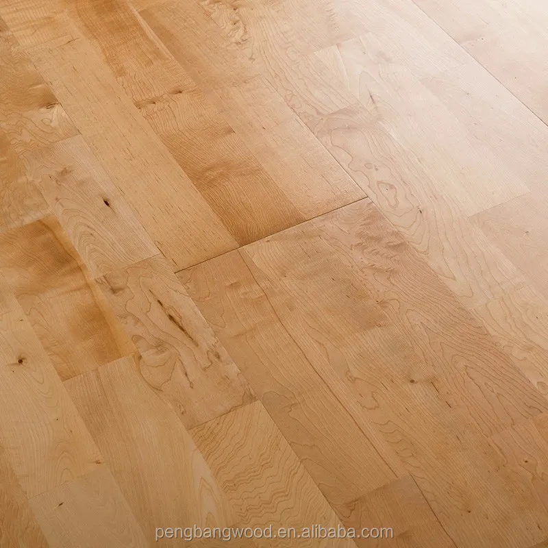 Big Plank Maple 3 Ply Floating Engineered Wood Flooring For Residential Use Buy Big Plank Solid Wooden Flooring White Maple Soild Wood 3 Ply Floating Engineering Floor Product On Alibaba Com