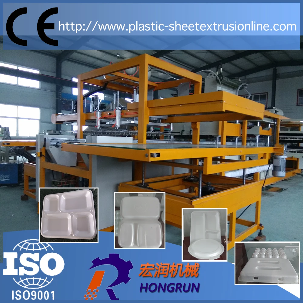 PS Foam Food Container Making Machine Vacuum Forming Machine Disposable Plate Making Machine