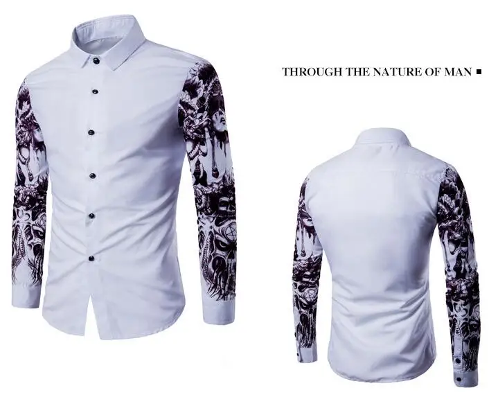 Shop Our Slim Fit Long Sleeve Casual Printed Shirt for Men