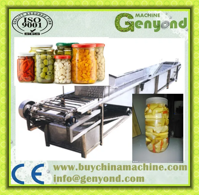 Factory Vegetable Cucumber Carrot Chill Pickles Making Jar Packing Tin Can Packaging Machine Pickle Production Plant Line