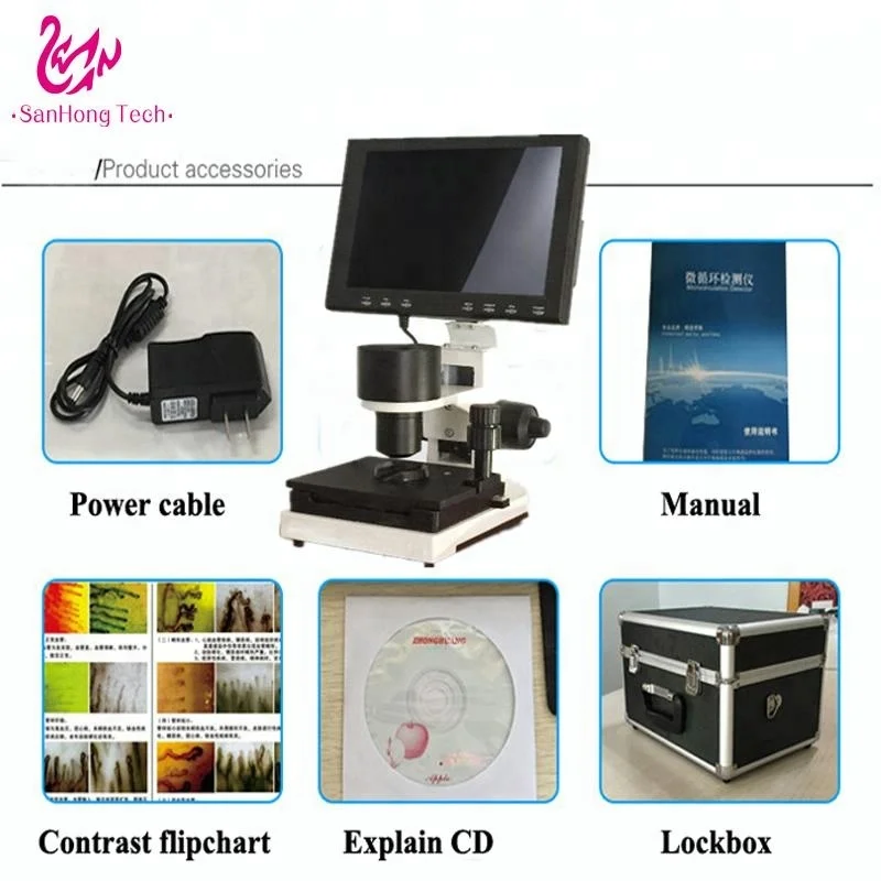 2024 биологическая машина микроскопа с микроциркуляцией CE