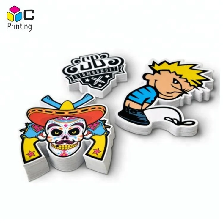 customized promotional waterproof Die cut vinyl stickers