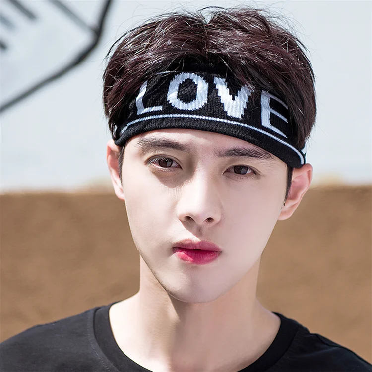 Жаккардовые эластичные широкие повязки на голову под заказ от производителя оптовая продажа спортивных модных