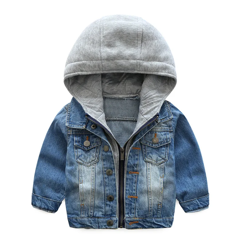 boys denim hoodie