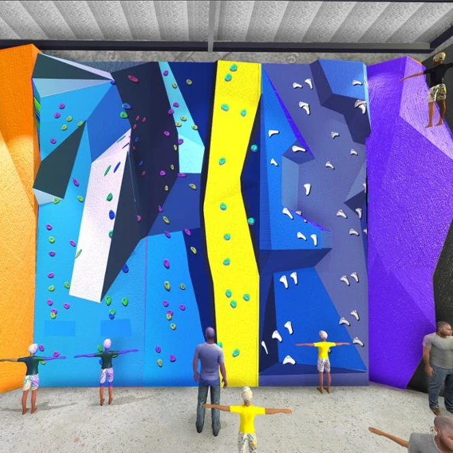 big promotion university outdoor climbing wall
