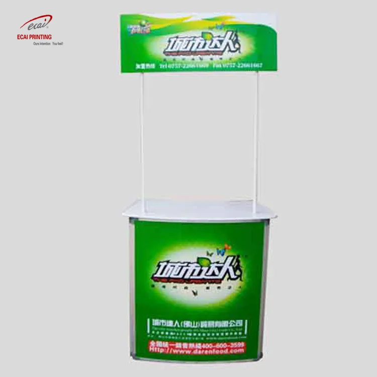 Высококачественная портативная пластиковая витрина, стол, Рекламная стойка для маркетинговой рекламы