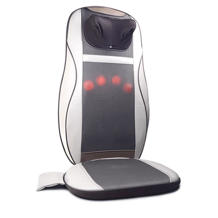 Infrared Vibrating Kneading Rolling Shiatsu Massage Cushion for Car Seat