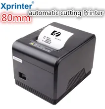 printer High quality 80mm thermal receipt Small ticket barcode printer Q200 automatic cutting system supports Windows Linux