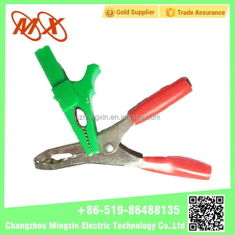 Новый высокое качество электрических крокодил из нержавеющей стали кабельные зажимы