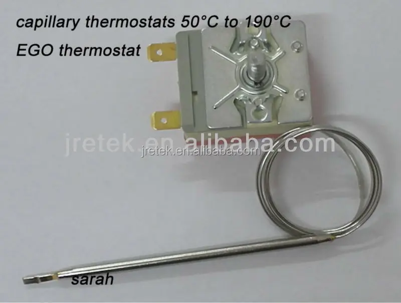 High Quality 50C to 190C Capillary Thermostats  Manual EGO Type for Oven Household and Home Appliance Parts