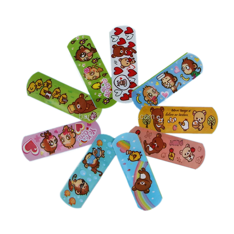 Пластырь с мультяшным принтом funkids для ухода за ранами бандаж оказания первой помощи