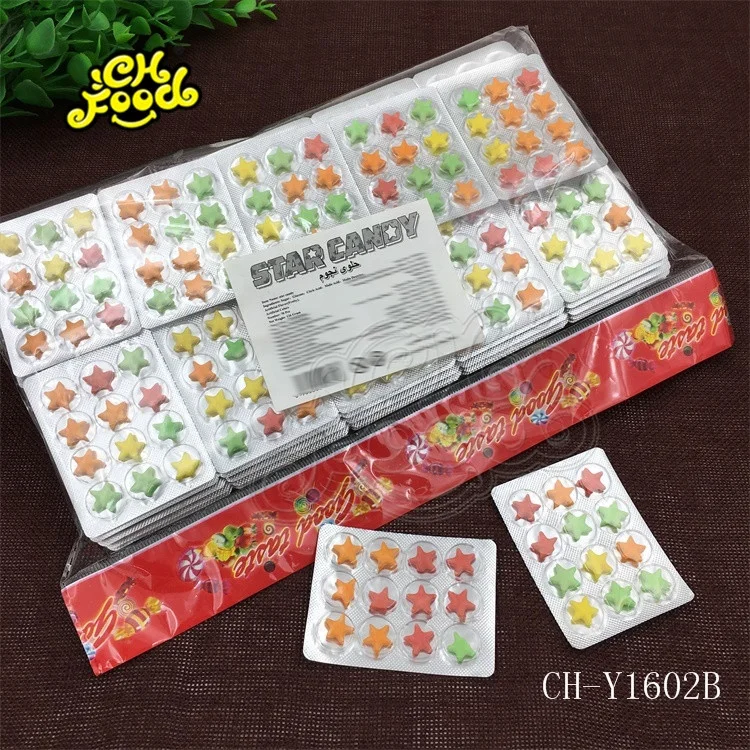 Star Shaped Fruity Pressed Sugar Candy