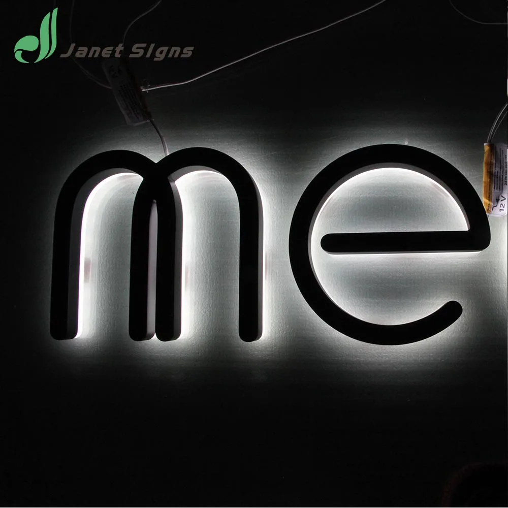 backlit acrylic letters