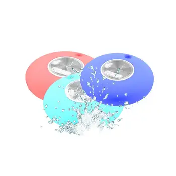 Hot selling outdoor portable colorful led light floating IPX7 waterproof swimming pool speaker