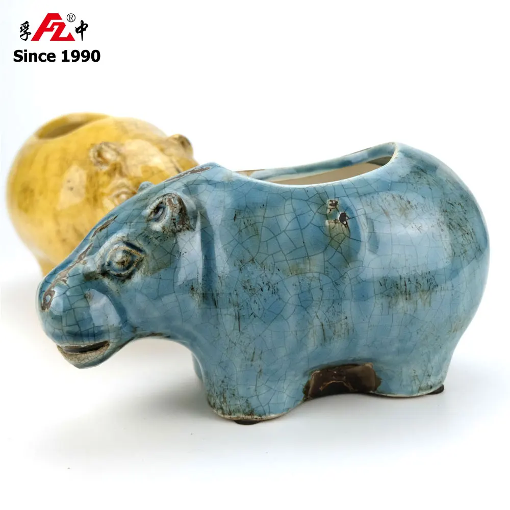 Giraffe Shaped Antique Vase,Animal Shaped Vase For Home Decoration