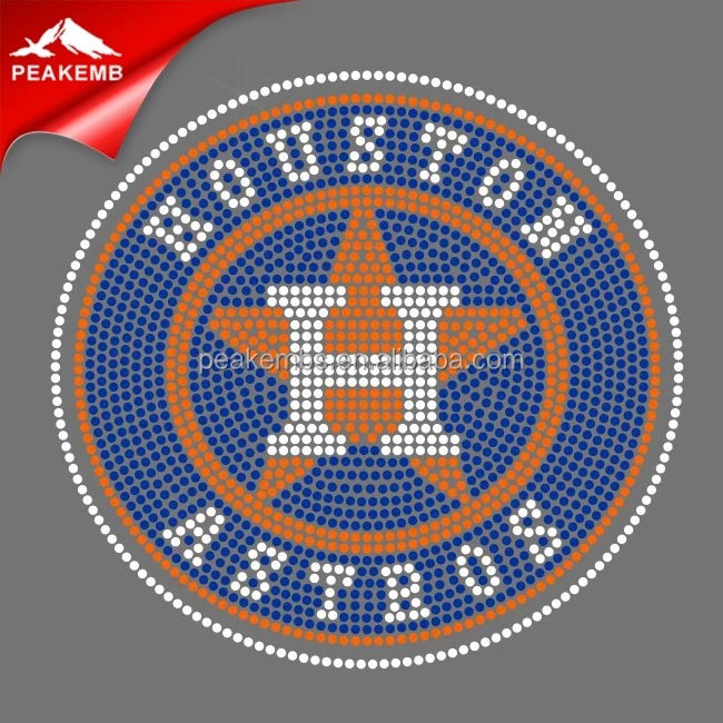 Houston Astros logos iron on heat transfer fabric transfers t