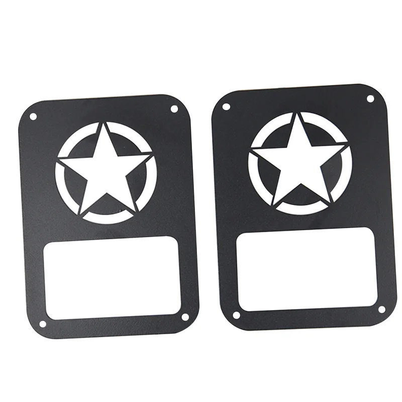 Freedom Star Black Tail Light Guards Covers For Jeep Wrangler Jk & Unlimited  - Buy Tail Light Covers,For Jeep Tail Light Covers,For Jeep Wrangler Tail  Light Covers Product on 