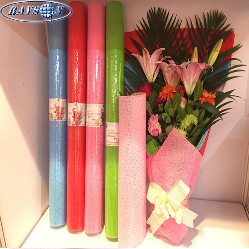 Rayson non woven flower wrapping fabric bouquet materials