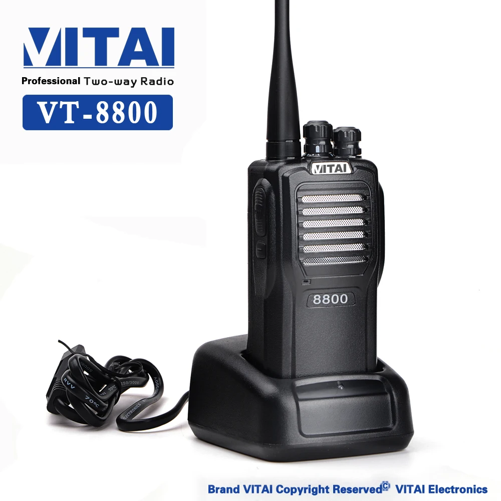 Vitai Vt-8800 Ctcss/dcs Ce Certification Security Equipment Radio