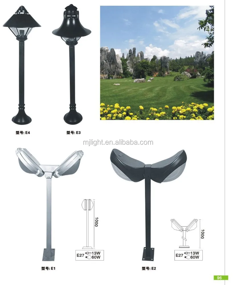 Деревянный светодиодный светильник для газона, 40 см, 15 Вт