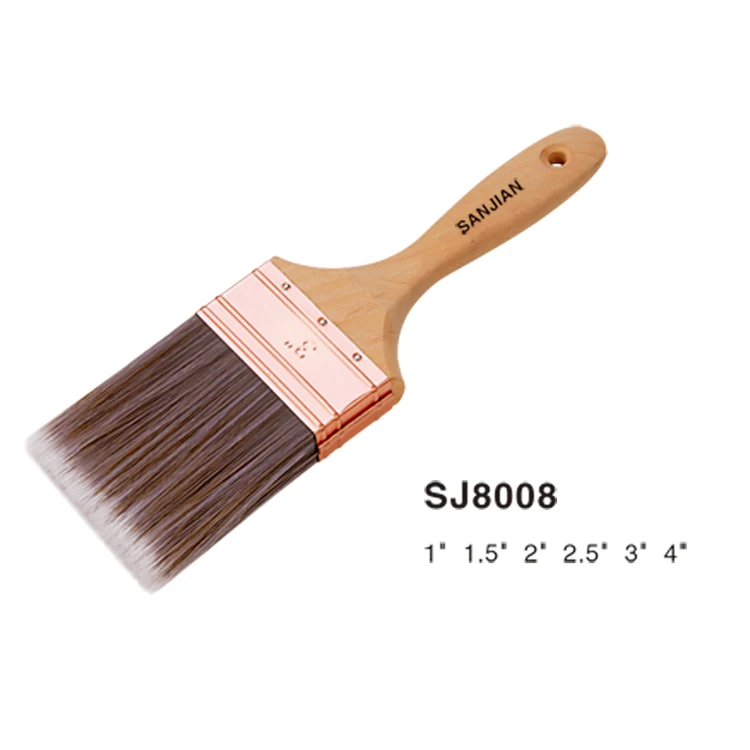 High Quality Custom Purdy Artist Painting Tools Wooden Handle Paint