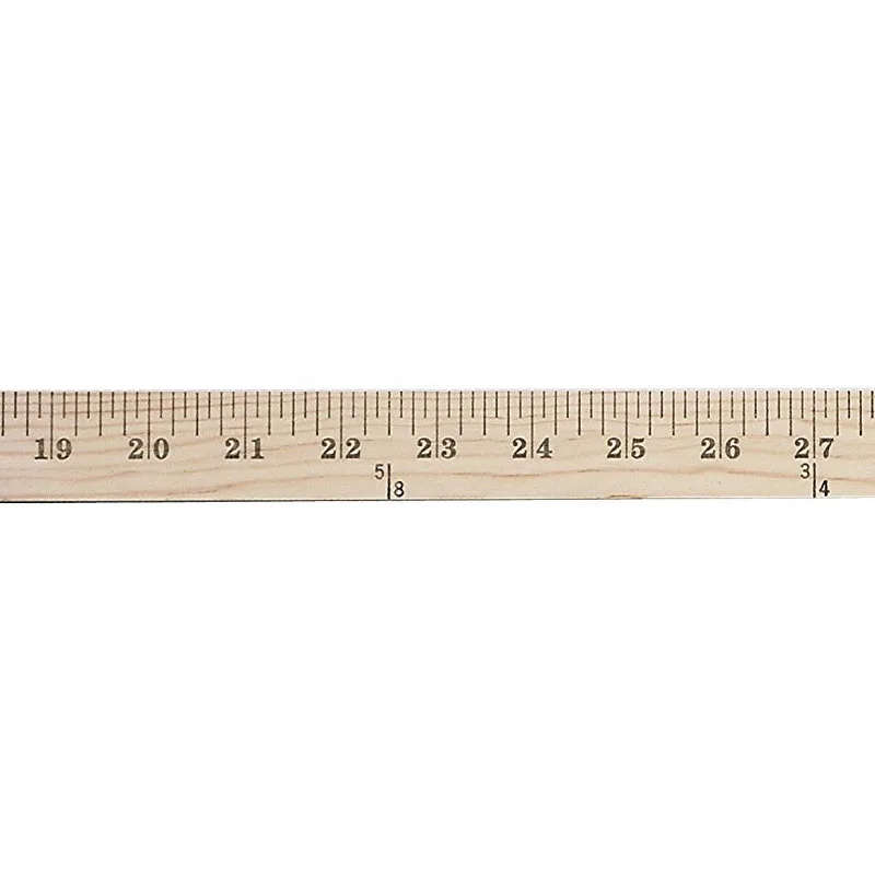 Wooden Yardsticks Wooden Ruler Double Sided With Inches And Centimeters ...