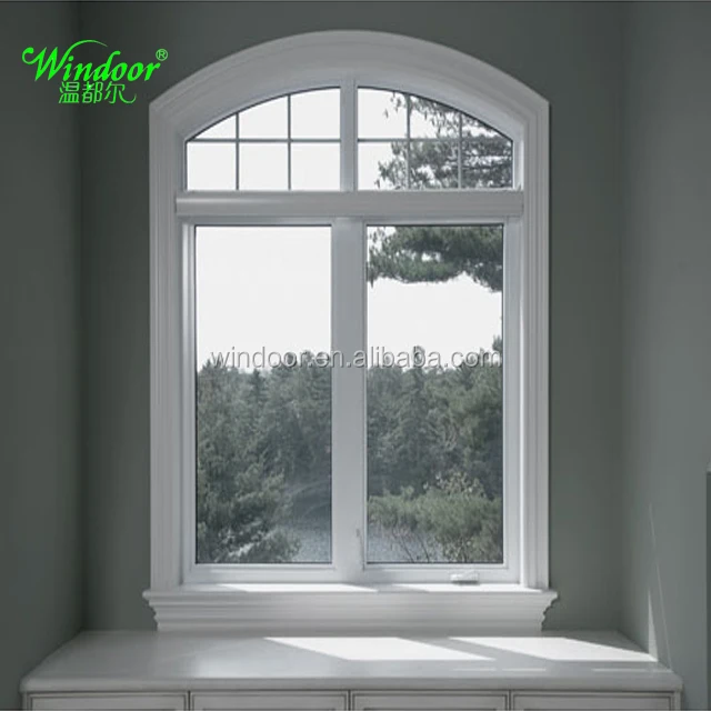 Besar Upvc Jendela Geser Putaran Atas Jendela Geser Buy Murah Sliding Window Bingkai Jendela Bulat Setengah Bulat Jendela Product On Alibaba Com