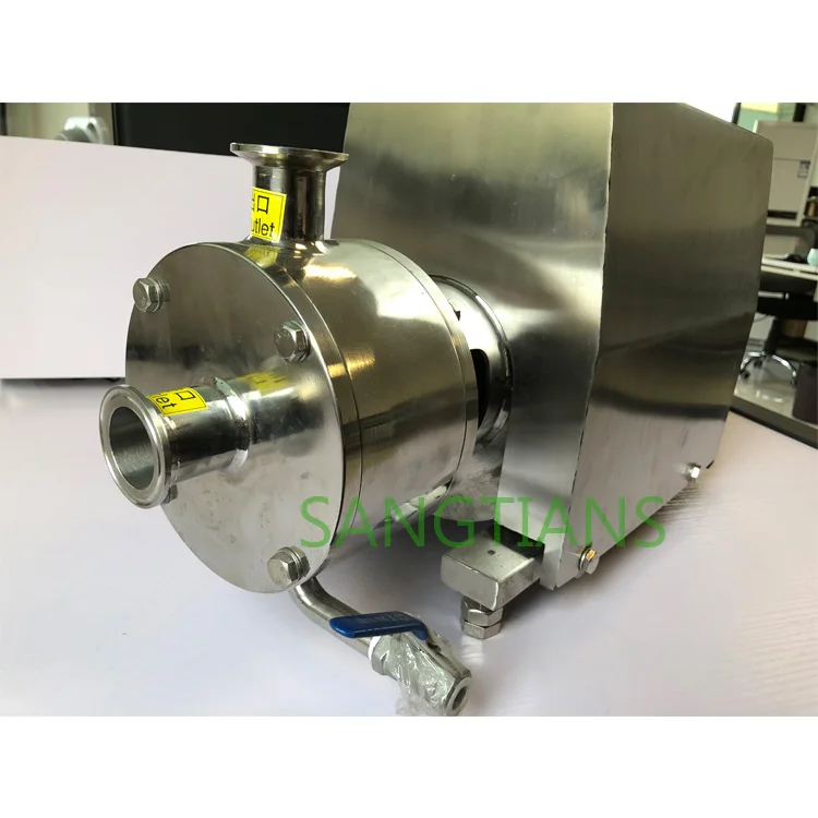 
 Санитарный эмульсионный насос из нержавеющей стали 304/316l для шоколада/косметики/масла/Крема/шампуня  