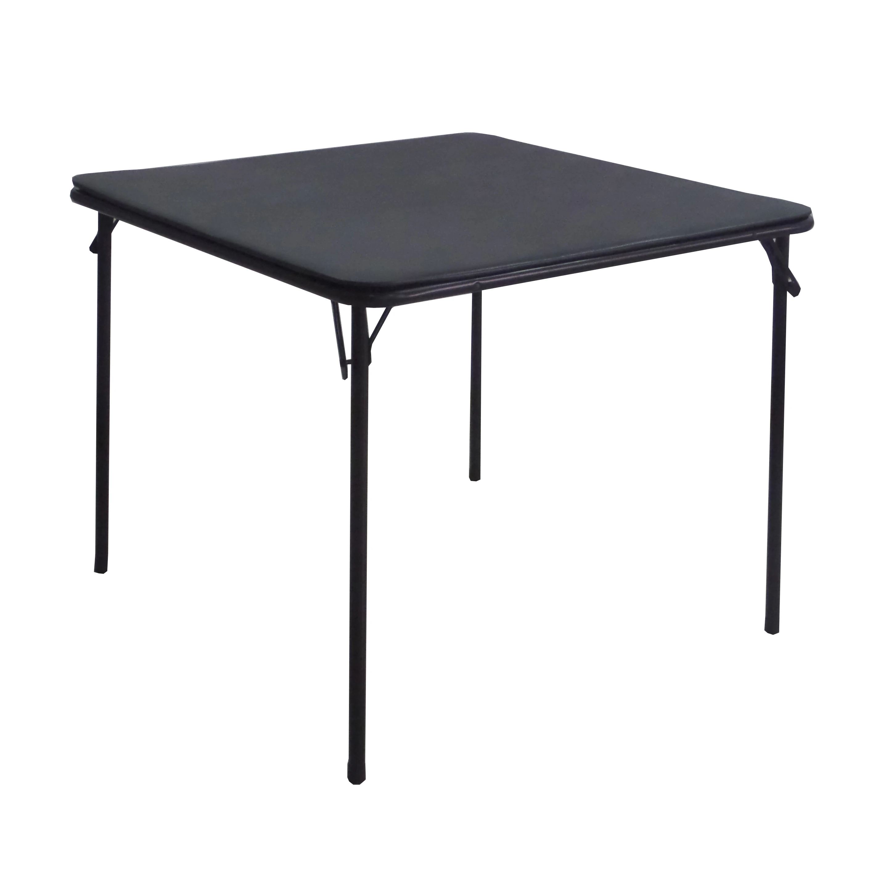 Black Square Folding Bridge Table Folding Type Table For Wholesale