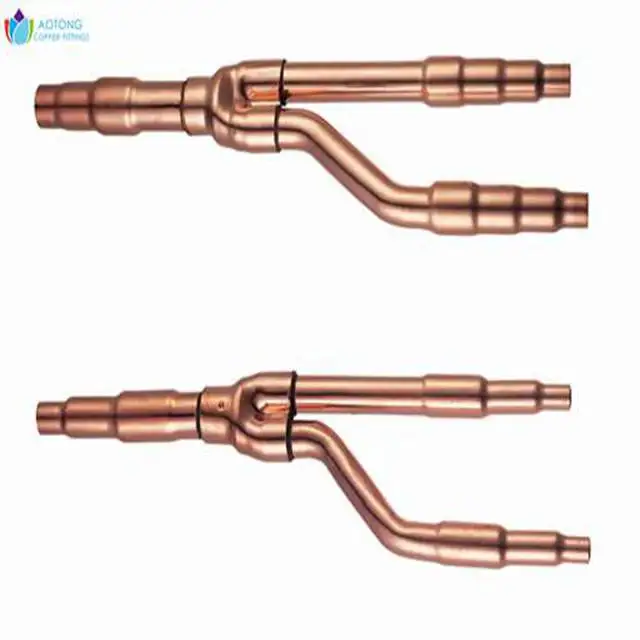 Copper Refnet Joint Y Branch Pipe For Vrv Vrf Buy Copper Refnet Joint Y Branch Pipe Product On Alibaba Com