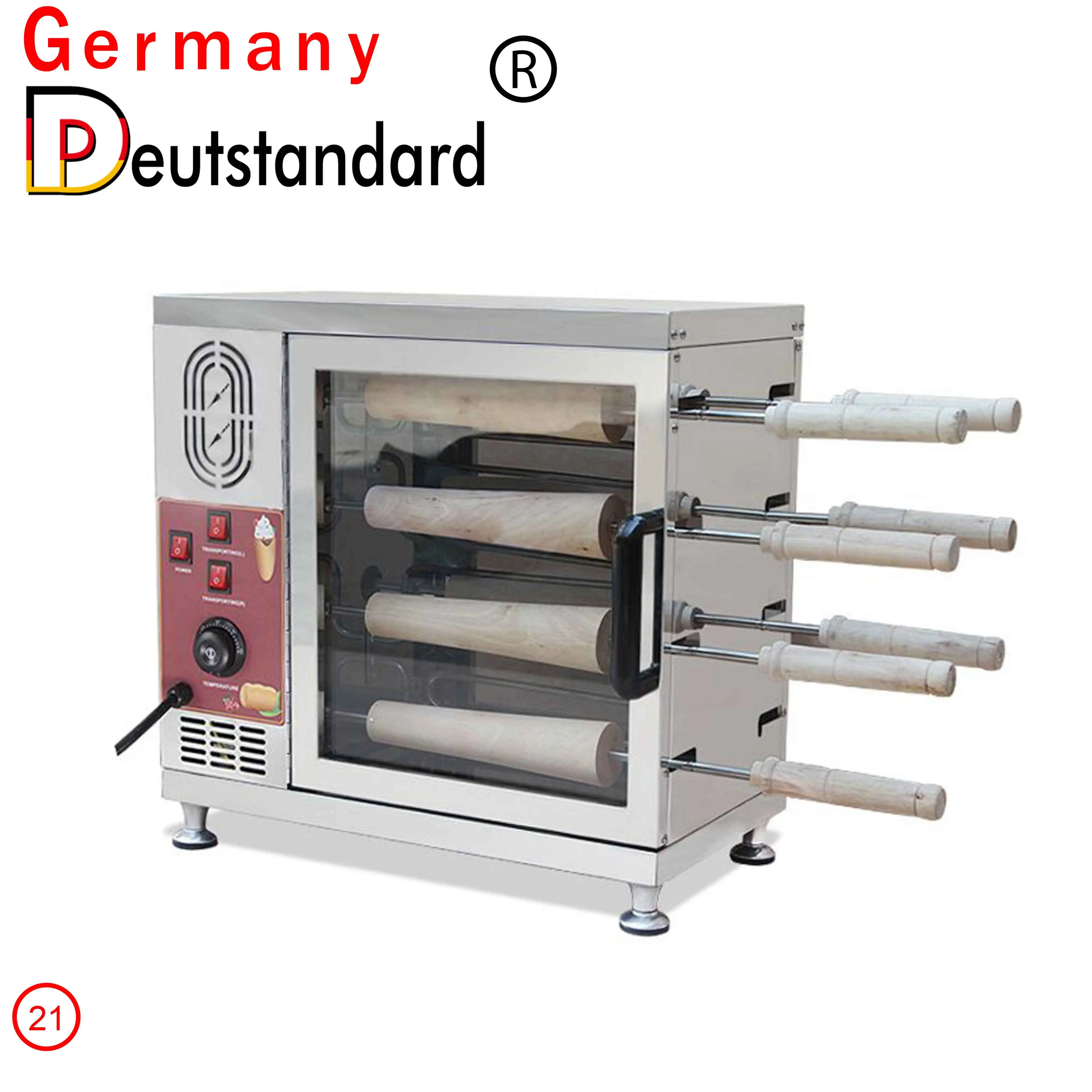 INTBUYING Chimney Cake Roll Maker Cooking Bread Oven Kitchen Machine with  16pcs Roll Mold - Walmart.com