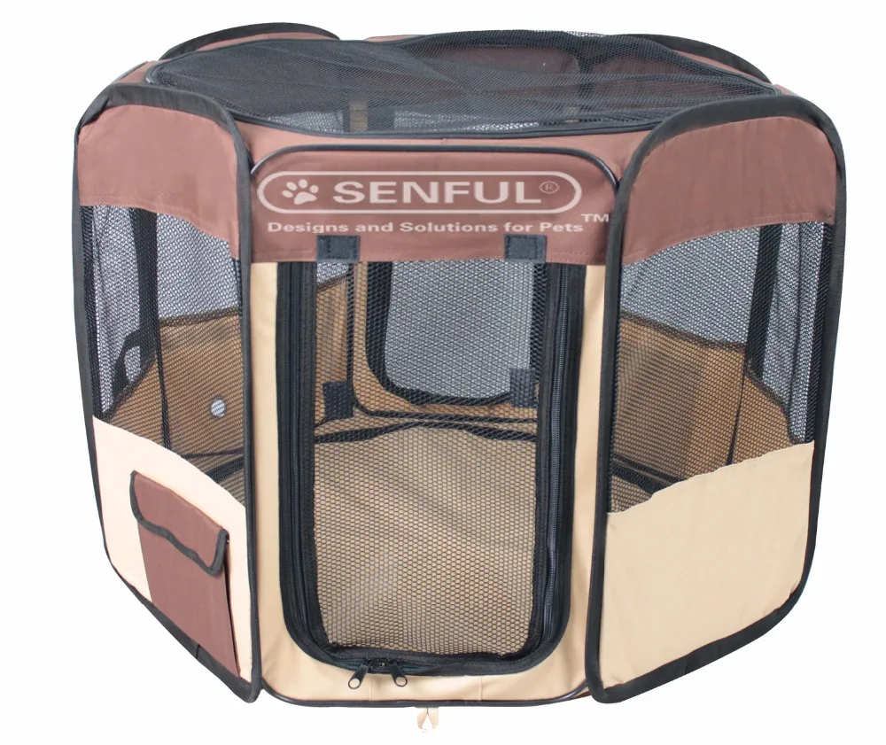 Exercise Pen EliteField 2-Door Soft Pet Playpen Cats and Other Pets Multiple Sizes and Colors Available for Dogs 