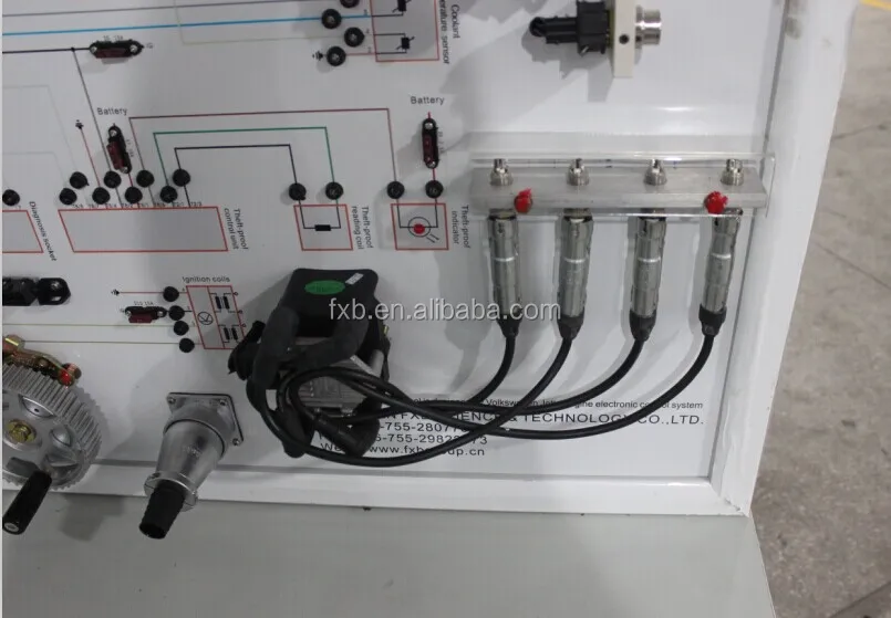 Gasoline Engine Electronic Control System Training Panel Educational Driving Simulator Electronics Trainer