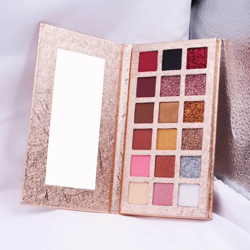 Professional Multi-Color Eyeshadow Palette Long Lasting High Quality Romantic Eye Makeup Mineral Custom New Lipstick Face