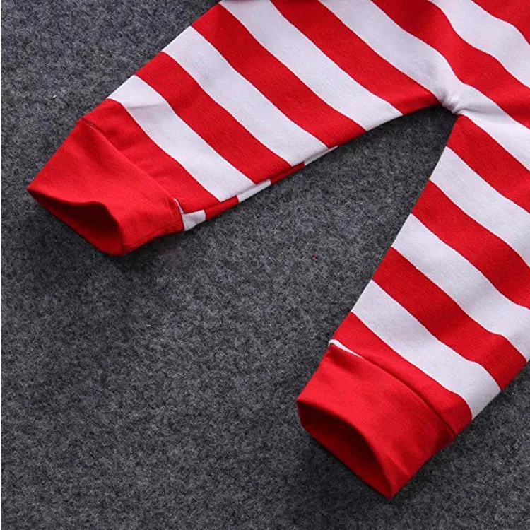 Рождество одежда с длинным рукавом боди младенческой детские комбинезоны