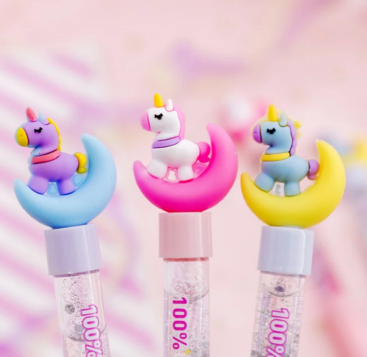 
 Корейская творческая волшебная палочка в масле, зыбучий песок, ослепляющая цветная сыпучий песок, Студенческая луна, единорог, блестящая нейтральная ручка  