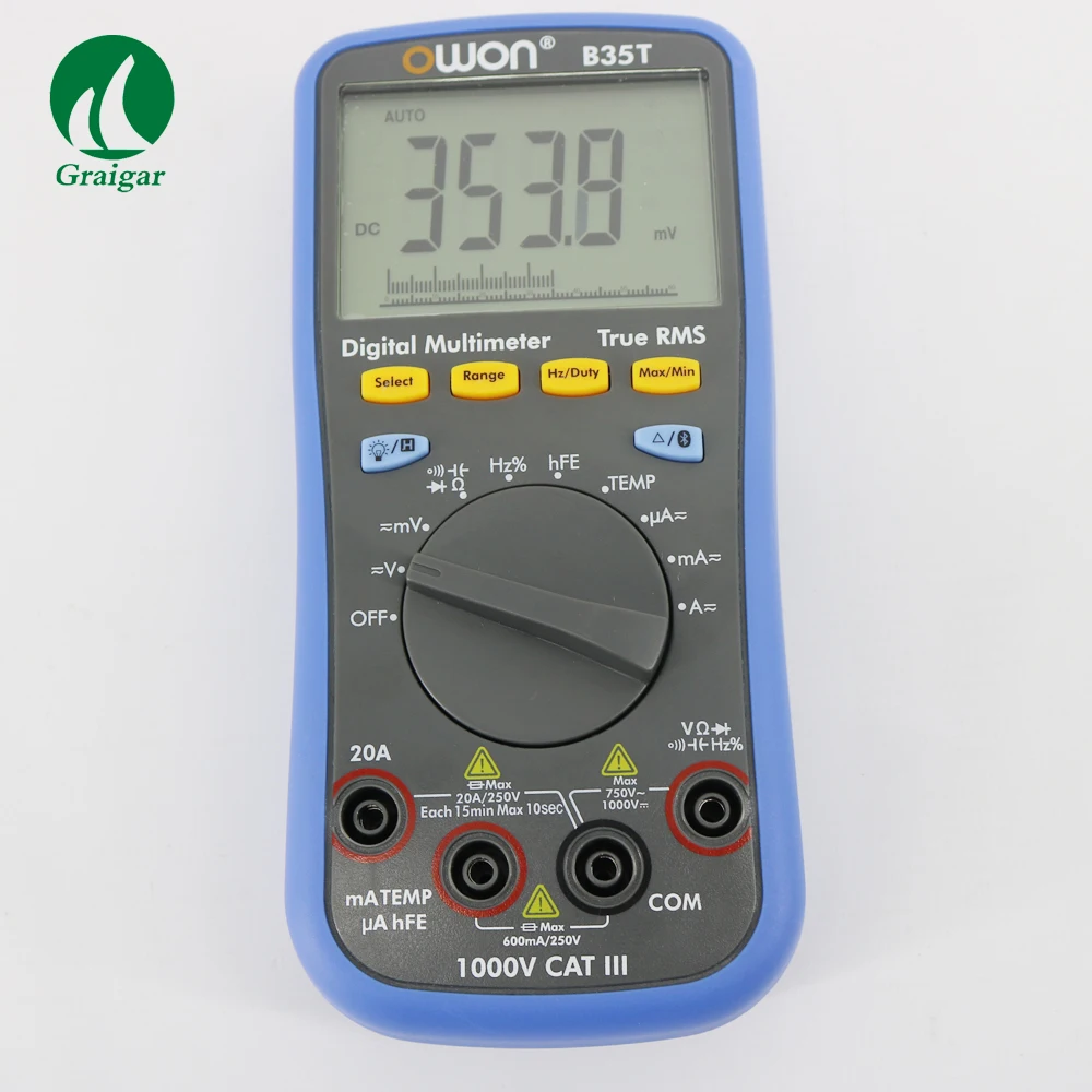 Kaiweets KM601 Multimeter Amazon Hot Sale 10000 counts Safety Smart Multifunction multitester Electrician multimeter