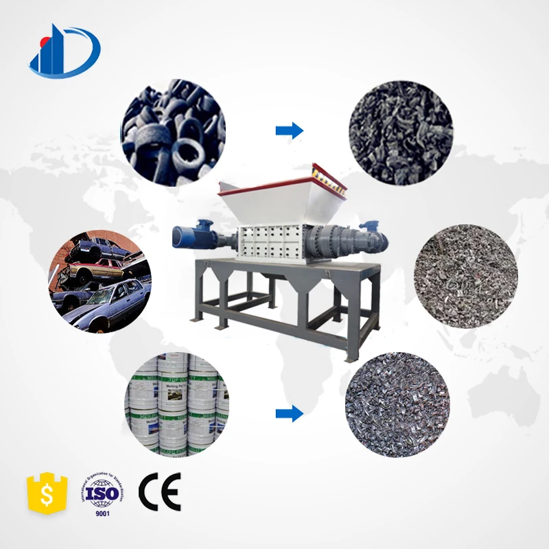 Plastic Trash Can Shredder for Waste Reduction