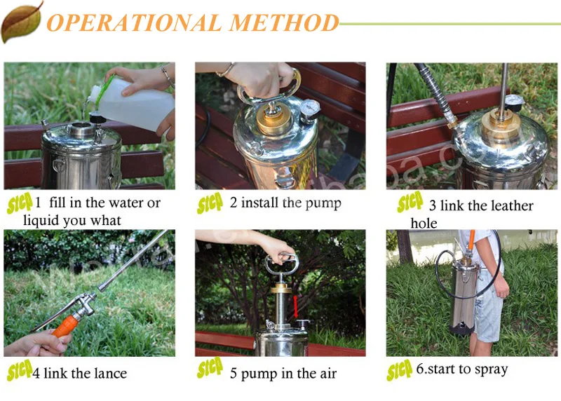 
 5 л распылитель горячей воды из нержавеющей стали с уплотнением viton  