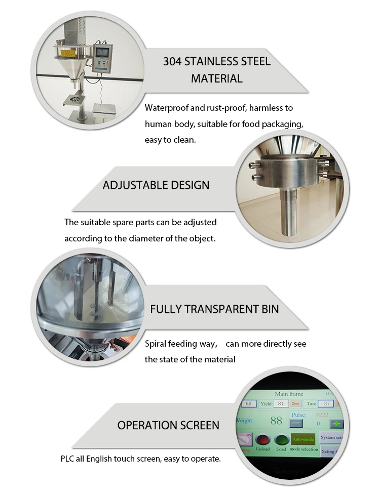 Kaiyu 500g grain powder weighing spice powder packing machine for sale
