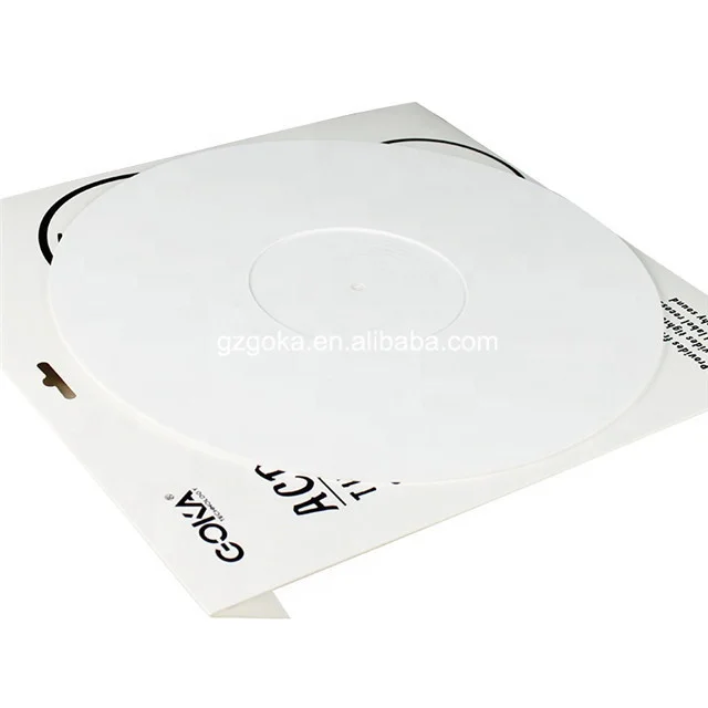 Высокое качество Hi-Fi end музыка акриловые записи slipmats для проигрыватель Проигрыватель виниловых