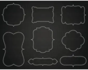 Existing Design Wholesales Mini Rectangle Wine Vinyl Chalkboard Labels With White Liquid Chalk Marker for Kitchen Furnitu