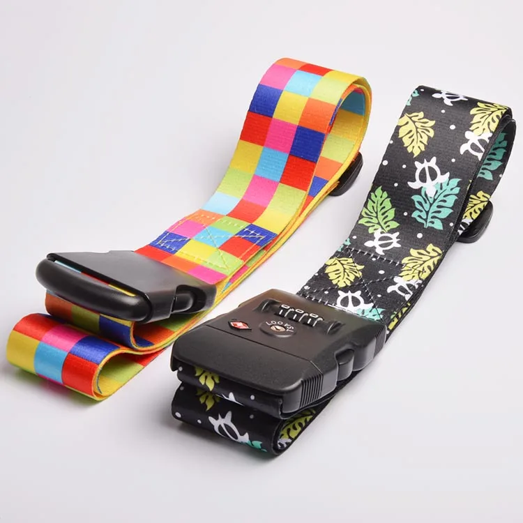 Custom Suitcase Bag Adjustable Polyester/nylon Tsa Lock Scale Luggage