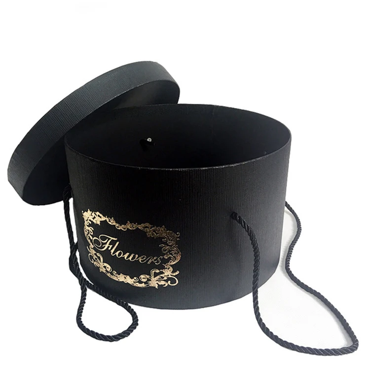 Factory Supply Custom Paper Round Hat Box Wholesale