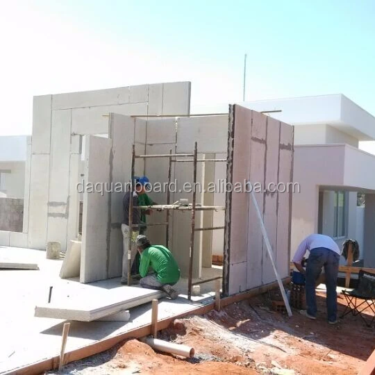 Two Floor House Built by Foam Concrete Wall Panels